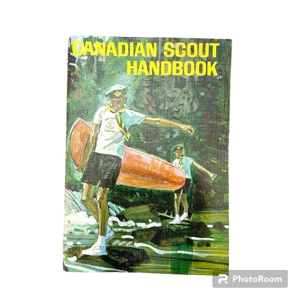 Canadian Scout Handbook Boy Scouts of Canada Vintage book 448 pages